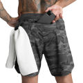 2024 Summer Jogger Shorts Men GYM Fitness Running Shorts Quick Dry Male Shorts Zipper Pocket Bodybuilding Sport Short Pants Men.
