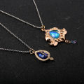 Genshin Impact Water God Furina God's Eye Keychain Necklace Pendant Cosplay Props Brooch Pin Badge for Women Men Jewelry s. 