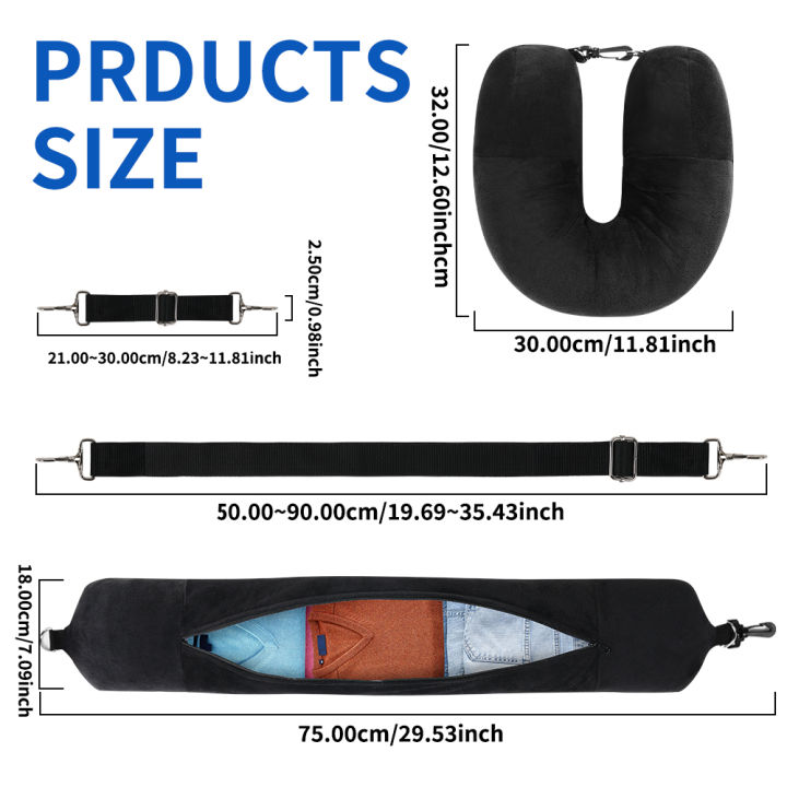 Travel%20Neck%20Pillow%20with%20Fillable%20Clothing%20U-Shaped%20Pillowcase,%20Extra%20Storage%20Bag,%20Velvet%20Neck%20Pillow%20Cover%20for%20Airplane%20Travel%20-%20Image%202