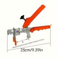 270Pcs Clips and 90Pcs Plastic Tile Leveling System with 1 Pliers Tool (Also Available as Individual Accessories) - Reusable Wedges, Professional Spacing and Alignment Kit, for Ceramic Floor and Wall Tile Installation. 