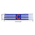 1-10pcs Leader Competition Armband Breathable Soccer Player Captain Group Armband Clear Icon Capitan Band For Football Captain. 