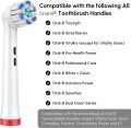4/8/16PCS Ultra Fine Soft Bristles Replacement Brush Heads for Oral B Electric Toothbrush Sensitive and Deep Clean For Gum Care.