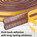 5-10M Door Window Sealing Strip Self Adhesive Sound Insulation Foam Weatherstrip Anti-Collision Dustproof Windbreak Rubber Seal. 