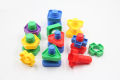 5Set Screw Building Blocks Plastic Insert Blocks Nut Shape Toys for Educational Toys Montessori Scale Models .