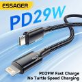 Essager Type C Cable For iPhone 14 13 12 11 Pro Max XS Xr PD 29W Fast Charge Charger Lightning Wire Cord For iPad Macbook.