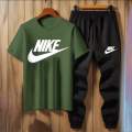 summer nike printed tracksuit. 