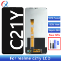 C21Y lcd Pantalla for realme C21Y lcd Digitizer Assembly screen replacement Mobile Phone Lcd for realme C21y display. 