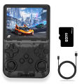 GAMINJA New Open Source Retro Handheld Video Game Console Buit in 64GB Card Emulator for PS1/PSP/DC/N64/SS 3.5 Inch IPS Screen. 