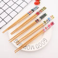 Japanese 5Pairs Bamboo Chopsticks for Sushi Non-Slip Food Sticks Hot Pot Reusable Chinese Chopsticks Tableware Kitchen Tools.