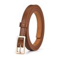 Women's Belt Minimalist Trendy Thin Belt High End Authentic Casual Versatile Needle Button Belt with Skirts Jeans Lady Belts New. 