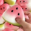 1/3/5pcs Squishy Watermelon Fidget Toy Anti-Stress Slow Rising Fruit Pinch Squeeze Stress Reliever Funny Pressure Reducer Prop.