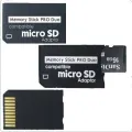 PSP micro SD card to Memory Stick PRO Duo PSP (Micro SD PSP adapter)(Micro SD adaptor). 