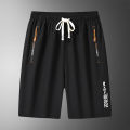 【 M-8XL 】 Large Men's Shorts, Quick Drying Breathable Five Quarter Pants, Mid Length Pants, Straight Leg Casual Running Sports P. 