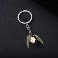Snitch Keychain Pendant Wings Keyring Creative Small Gift Car Accessories Men and Women Keychain Accessories.