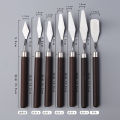 1/3/5/7Pcs/Set Stainless Steel Oil Painting Knife Artist Spatula Art Tools stationery Cake baking supplies painting drawing cute. 