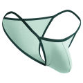 Men's Underwear Low-waist Ice Silk Briefs Breathable Soft Panties. 