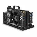 METALFISH ITX A4 Aluminum Open Frame Case, Vertical GPU, 240mm Cooler, Mini-ITX Compatible, DIY Gaming PC.