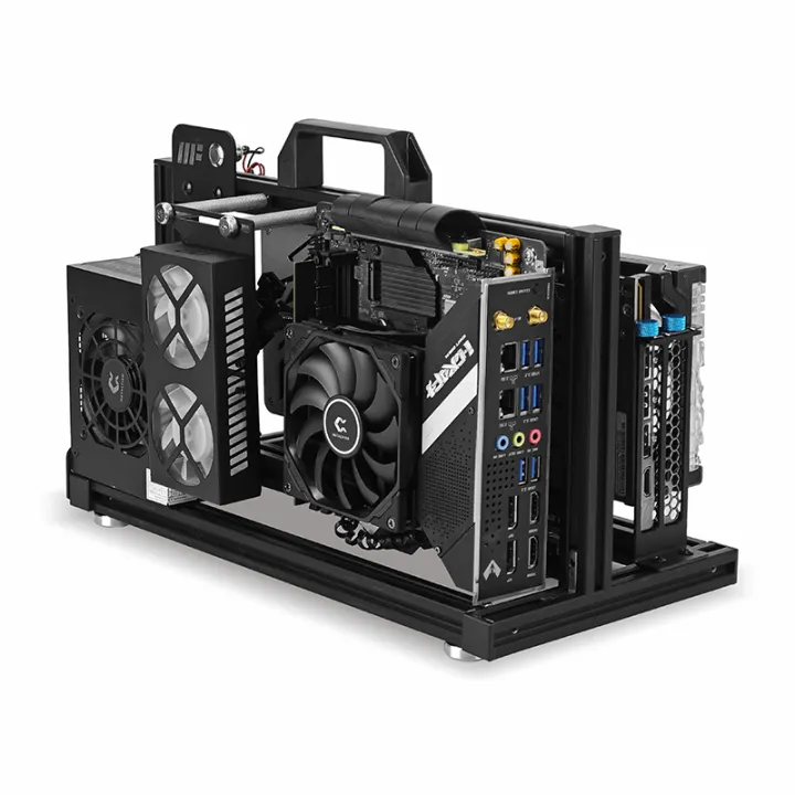 METALFISH%20ITX%20A4%20Aluminum%20Open%20Frame%20Case,%20Vertical%20GPU,%20240mm%20Cooler,%20Mini-ITX%20Compatible,%20DIY%20Gaming%20PC%20-%20Image%202