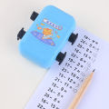 1 Two-in-one Double Roller Random Multiplication Stamp, Student Practice Math Calculation Question Builder Roller Stamp. 