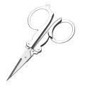 Embroidery Scissor Thread Tailor Scissors Blade Emergency Mini Foldable Folding Scissors Pocket Travel Small Crafts Travel.