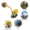 1PCS Gas Butane Cylinder Tank Charging Valve Refill Direct Connector Adapter For Outdoor Camping Picnic Cylinder Filling Adapter.