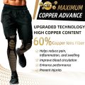 1Pcs Copper Long Knitted Compression Knee Braces - Full Leg Compression Sleeves for Men & Women - Support for Exercise ﻿. 