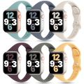 Slim Silicone Strap For Apple Watch Band 45mm 44mm 40mm 41mm 42-38mm sport bracelet iwatch series 8 7 se 3 4 5 6 9 ultra 2 49mm.