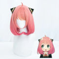 HAIRJOY Synthetic Hair SPY FAMILY Anya Forger Cosplay Wigs Women Short Bob Straight Pink Teen Adults' Anime Wig.