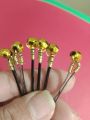 12 Hair pin with golden beads for stylish girls. hair accessories. hair pins. 