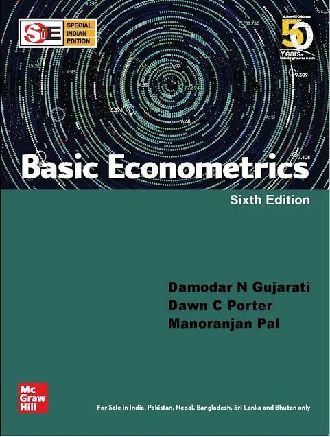 Basic Econometrics 6th Edition By Damodar Gujrati