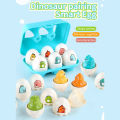Montessori Eggs 3D Puzzle Learning Education Math Toys Kids Shape Match Smart Game for Children Educational Easter Gifts for Kid. 