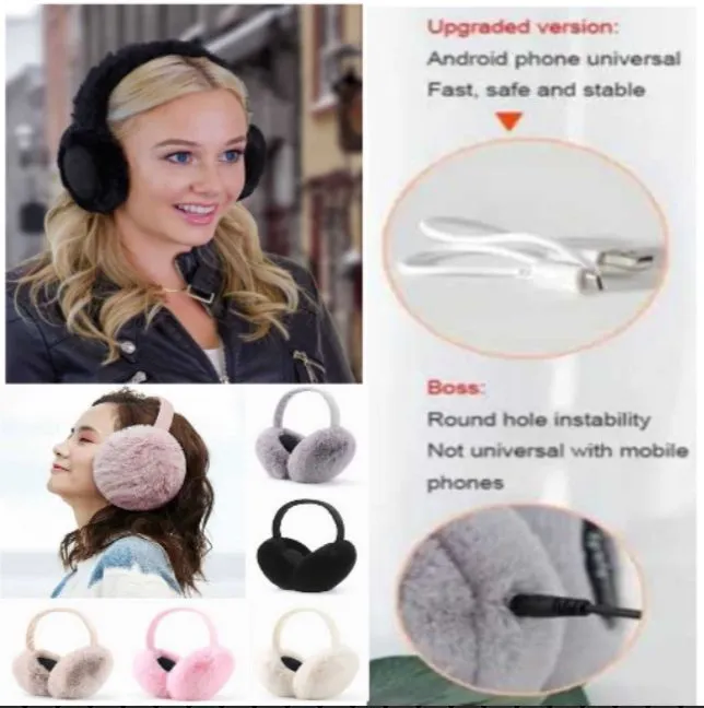 Earmuff%20Headphone%20Adjustable%20Comfy%20Soft%20Snow%20Outdoor%20Winter%20Ladies%20Girls%20Earmuffs%20Ear%20Cover%20-%20Image%206