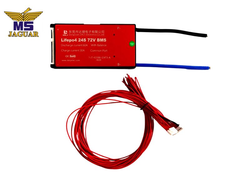 BMS 24S 72V 60A (For Lithium-Iron Phosphate Batteries)