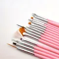15pcs Fine Detail Paint Brush Set - Miniature Paint Brush For Detailing & Art Painting - Acrylic, Watercolor, Oil,Models. 