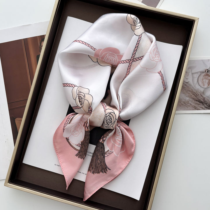 Imitation%20Silk%20Red%20Print%20Square%20Scarf%20For%20Women,%20Bandana%20Spring/Summer%20Luxury%20Scarf,Hair%20Head%20Band%20For%20Dressing%20Up%20Your%20Look%20-%20Image%204
