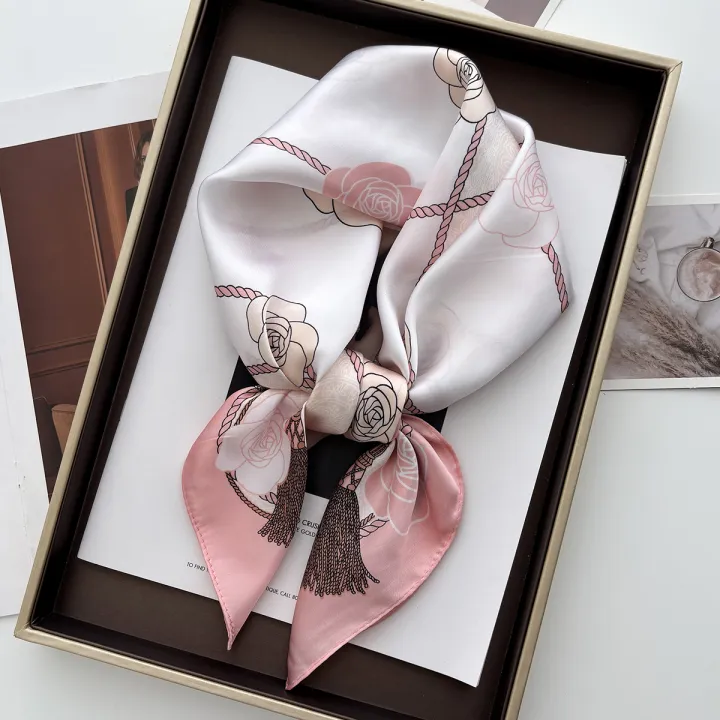Imitation%20Silk%20Red%20Print%20Square%20Scarf%20For%20Women,%20Bandana%20Spring/Summer%20Luxury%20Scarf,Hair%20Head%20Band%20For%20Dressing%20Up%20Your%20Look%20-%20Image%204