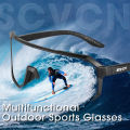 SCVCN New Cycling Glasses Bike Sunglasses Men UV400 Eyewear Outdoor Sports MTB Goggles Bicycle Women Riding Hiking Sunglasses.