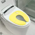 Travel On A Toilet Seat Non-Slip Suction Cups  Folding Travel Potty Seat Portable For Fits Round Oval Toilets Tourist Carry-On. 