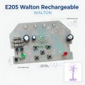 HT-E205 Walton Rechargeable Stand Fan Circuit Board LED Function 12V 45W 16 inch Fan Driver Board Replacement Parts of WRSF16B-RMC.