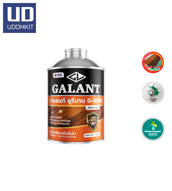 Galant Urethane Interior Wood Coating Paint, Wood Paint, 0.46 Liter, No. G-5000 /Udomkit