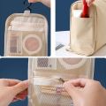 New Travel Makeup Organizer Bag Nylon Women Cosmetic Bag Hanging Travel Makeup Bags Wash Toiletry Organizer Kits Storage Bags. 