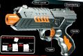 2 in 1 Toy Gun Pistol Shoot Water jelly balls Shooting Game Soft Water absorbing Bullets - Kids Toy Gun. 