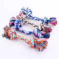 Random Color Pet Dog Toy Bite Rope Double Knot Cotton Rope Funny Cat Toy Bite Resistant and Sharp Teeth Pet Supplies Puppy Toys. 