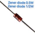 Zener diode 0.5W Zener diode  1/2W. Select your choice.. 