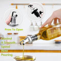 Oil Pour Spouts Olive Oil Vinegar Bottle Dispenser Pourer with Leak-Proof Cap for Kitchen Bar Sauce Salad. 