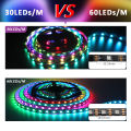 5050 RGB LED Strip Addressable DC 5V 3pin WS2812B IC 60 LEDs/M 30LEDs/M IP30 IP65 Lamp Waterproof Light Tape Chip LED 5M Digital. 