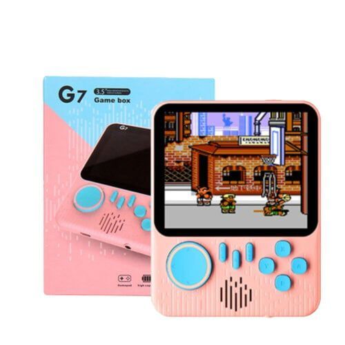 Handheld-Video Game Console 3.5 inch 666 in 1 Portable Retro Portable Nostalgic Games Console mini game player for kids tv g7 handheld-party favor built-in 666 games G7 game
