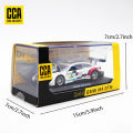 CCA MSZ 1:43 BMW M4 DTM Lamborghini Maserati McLaren Land Rover Guard Benz Car Model With Helmet Acrylic Box Alloy Car Toy. 