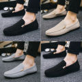 Men Casual Shoes Canvas Slip On Fashion Loafers for Male Luxury Dress Driving Shoes Formal Wedding Party Flats Plus Size. 