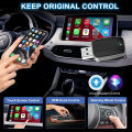 Mini Wireless CarPlay & Android Auto Adapter – Plug & Play Dongle, Convert Wired to Wireless, USB-A/C, Compatible with 2016+ Car. 